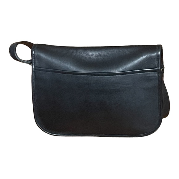 COACH Vintage City Bag Crossbody Shoulder Black Leather Handbag 9790 - Picture 14 of 15